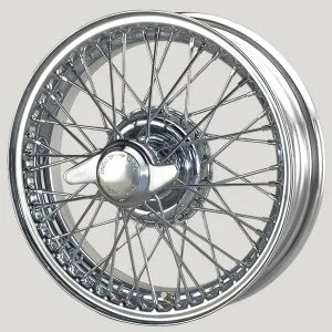 4 x 15" 48 Spoke Wire Wheel (Chrome)